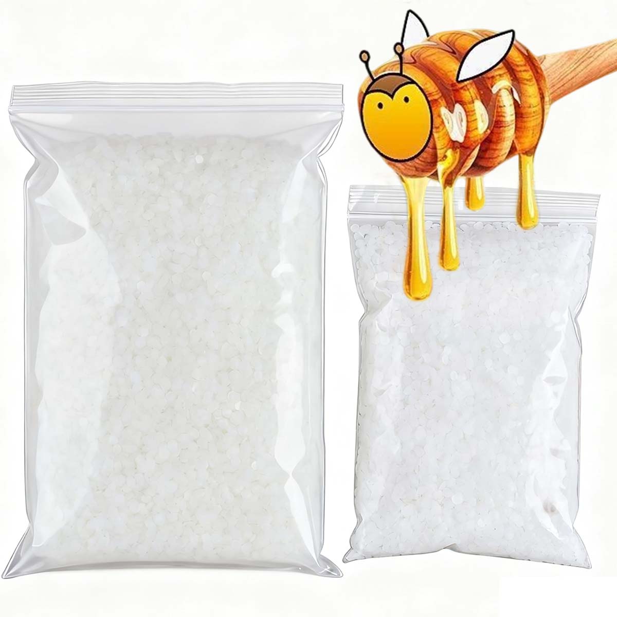 Candle Supplies Store - Cera de abejas blanca de 200g-1000g,