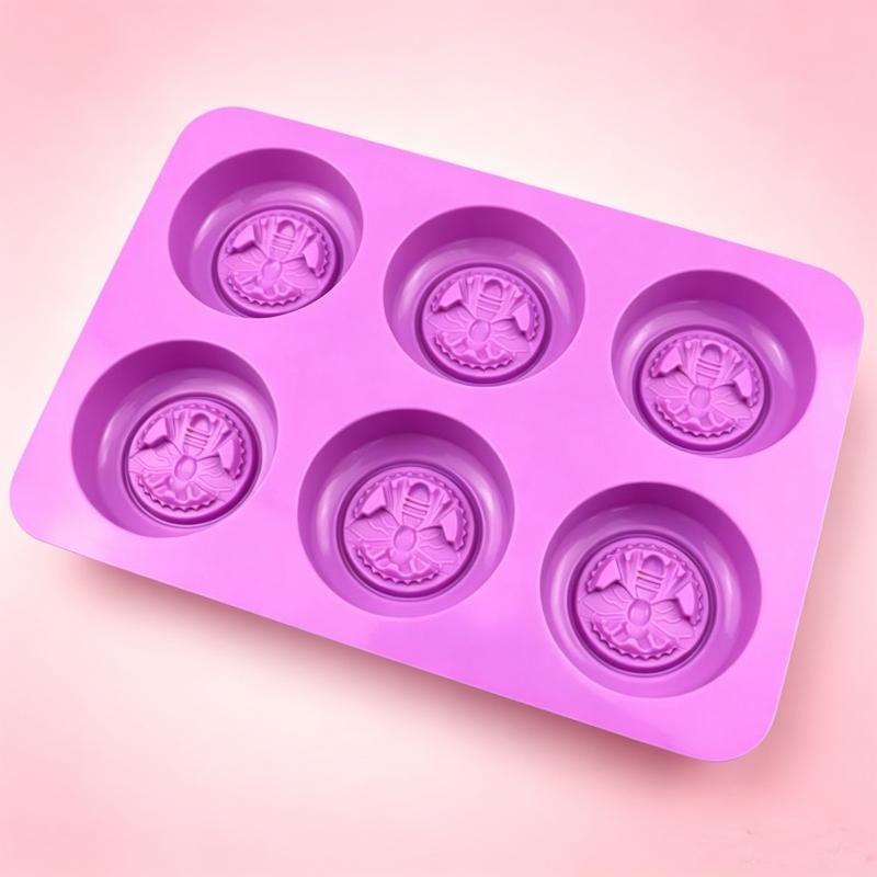 Candle Supplies For Business - Moldes de Silicona Redondos con Diseño