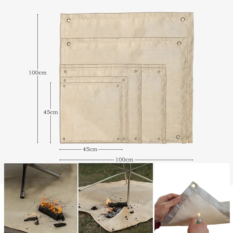 Alfombra ignífuga para acampar - Heat Resistant Mat reseña y precio
