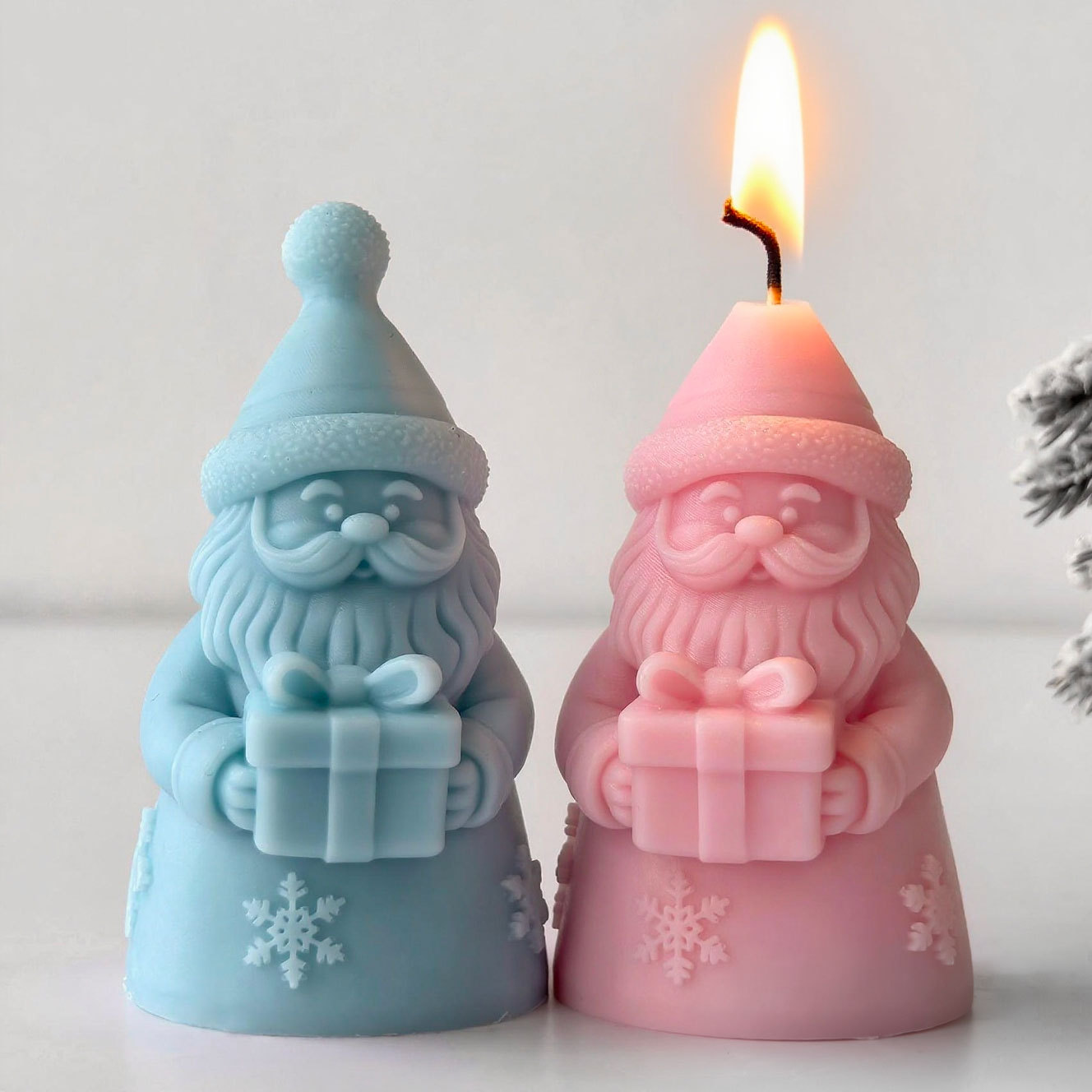 Caja de regalo de Papá Noel, m - Candle Supplies Store reseña y precio