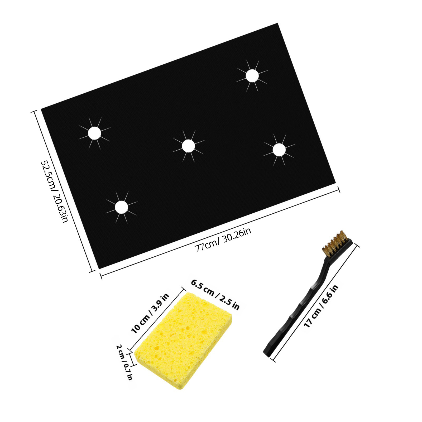1 juego de protectores para la - Heat Resistant Mat reseña y precio