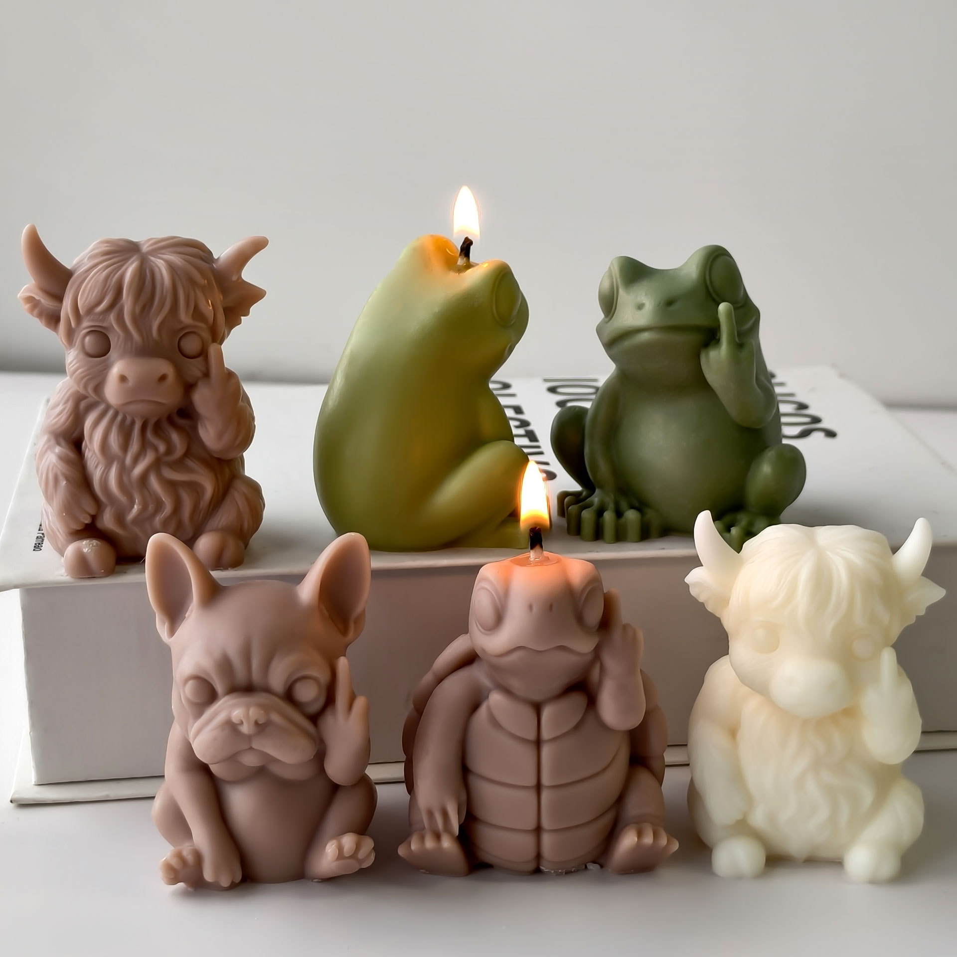 DIY dibujos animados Yak tortu - Candle Supplies Store reseña y precio