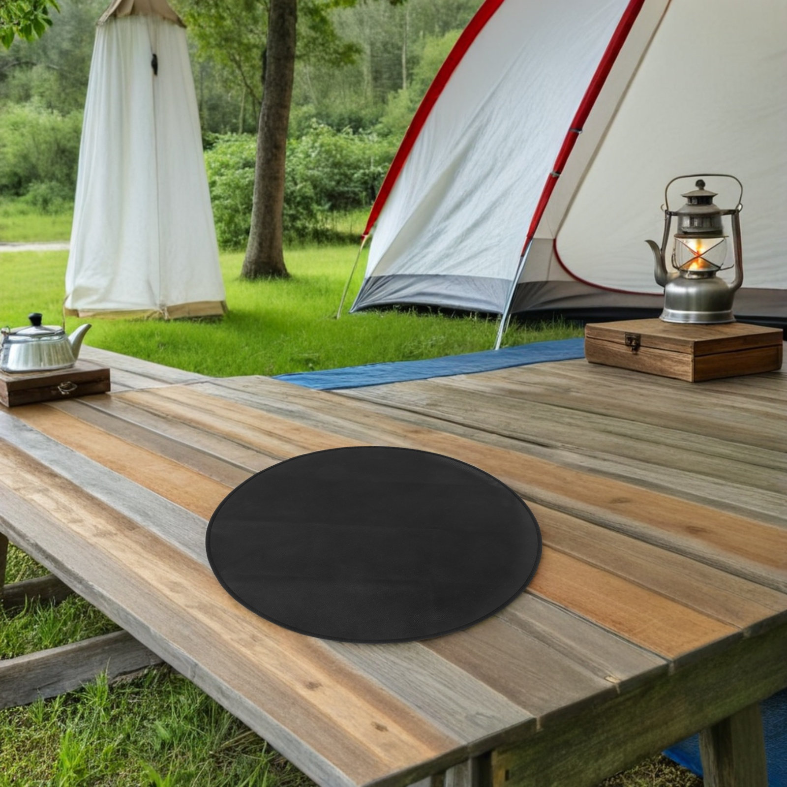 Alfombrilla Redonda Ignífuga p - Heat Resistant Mat reseña y precio