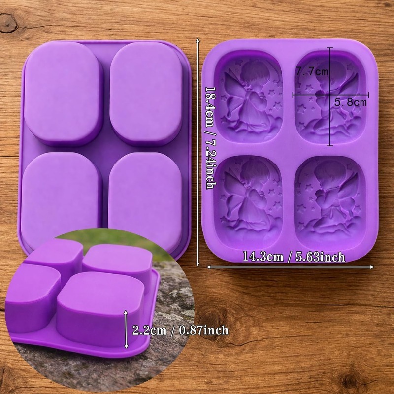 Molde de silicona de ángel par - Candle Supplies Store reseña y precio